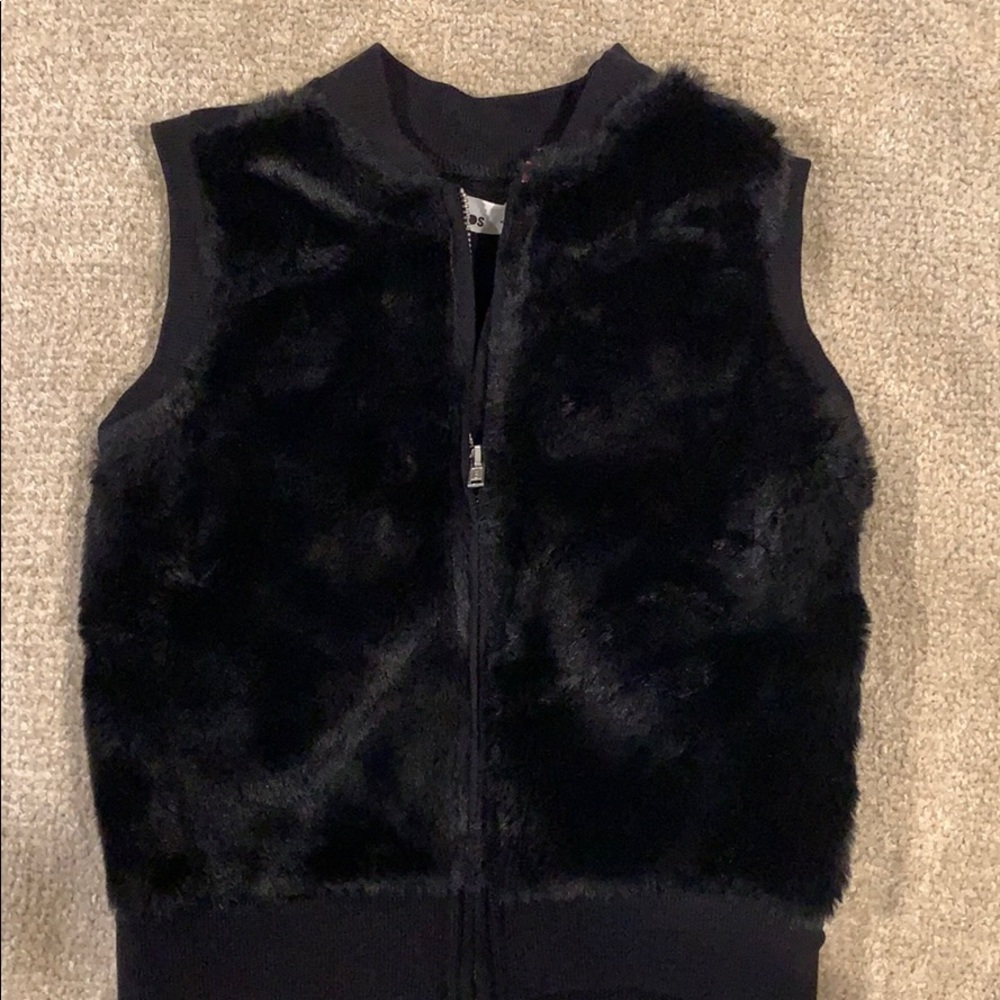 Faux fur vest